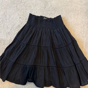 Rails Black A-Line Skirt